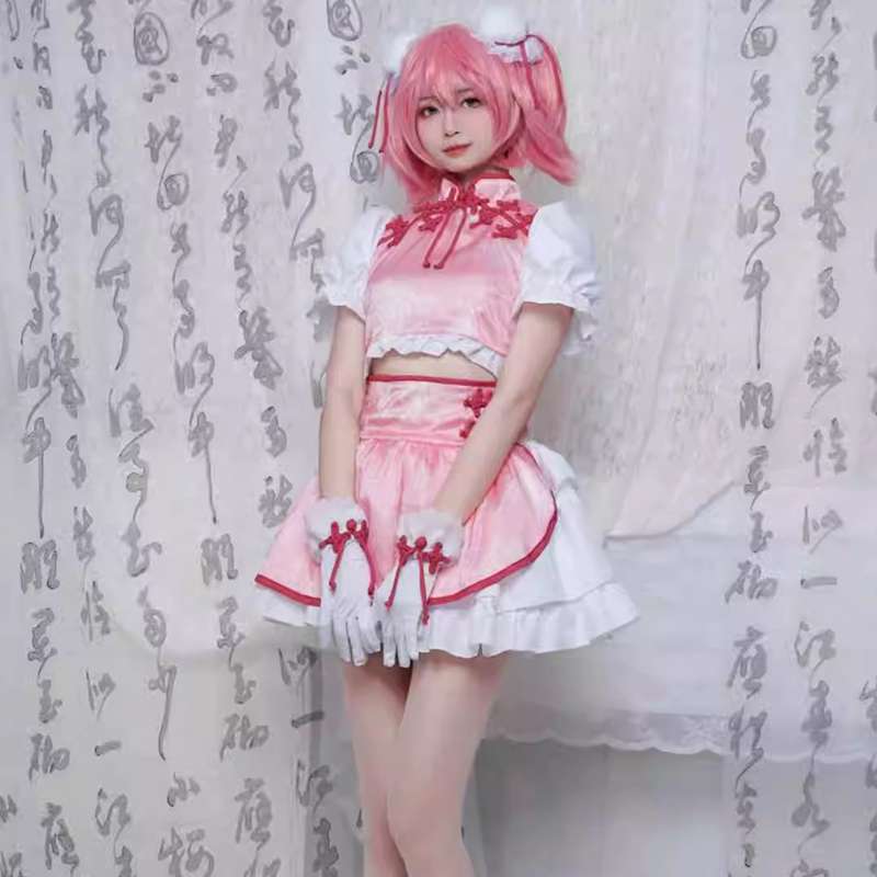 チャイナ服  チャイナ風ロリータ メイド服コスプレ衣装