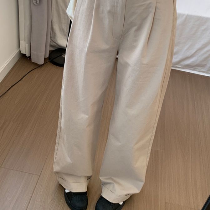 チノパン ゆったり優雅ワイドチノパン