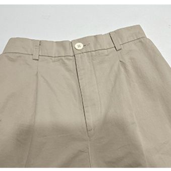 チノパン ゆったりシルエットハーフパンツ