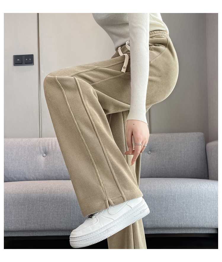 チノパン ゆったり楽ちんコーデュロイパンツ
