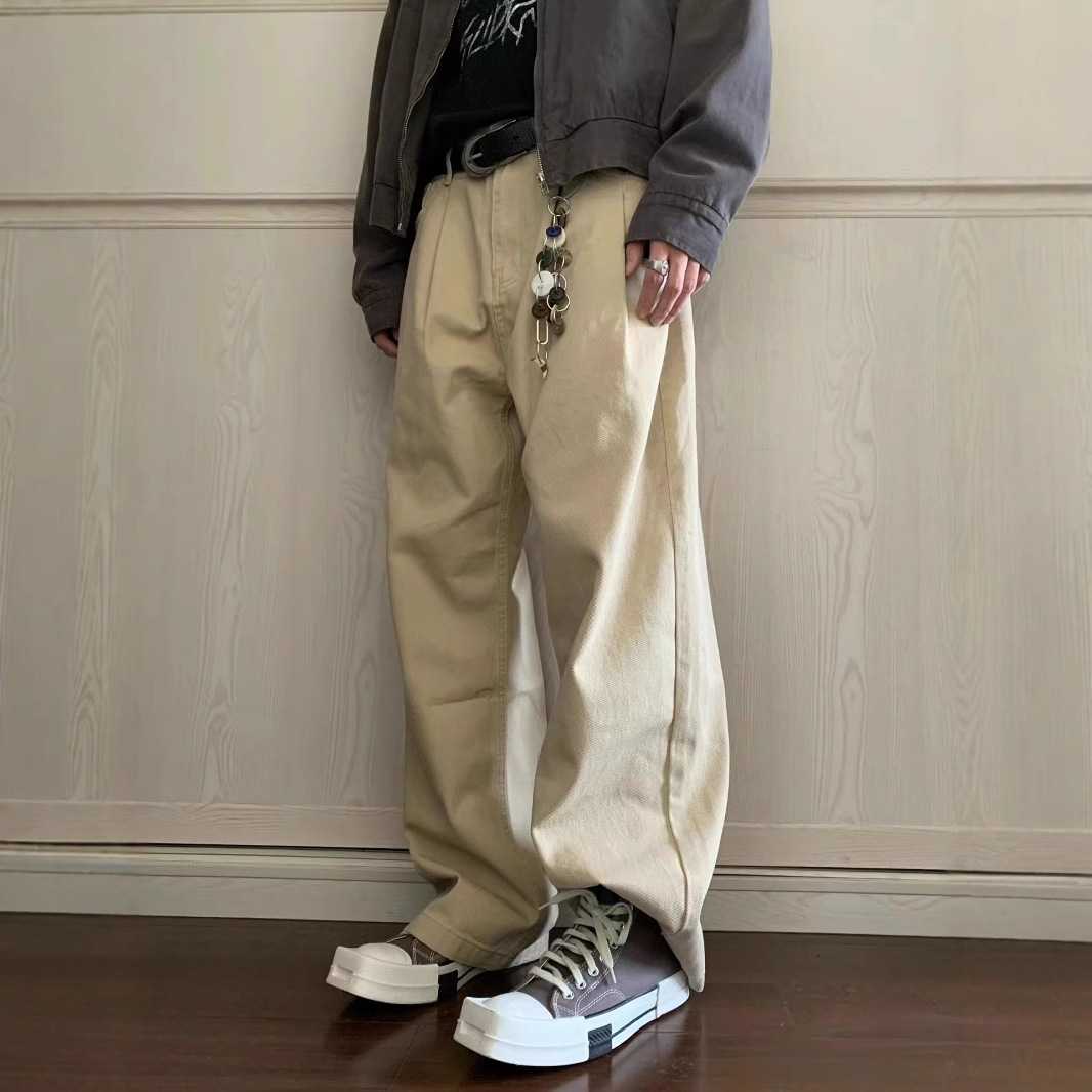 上質ワイドチノパン