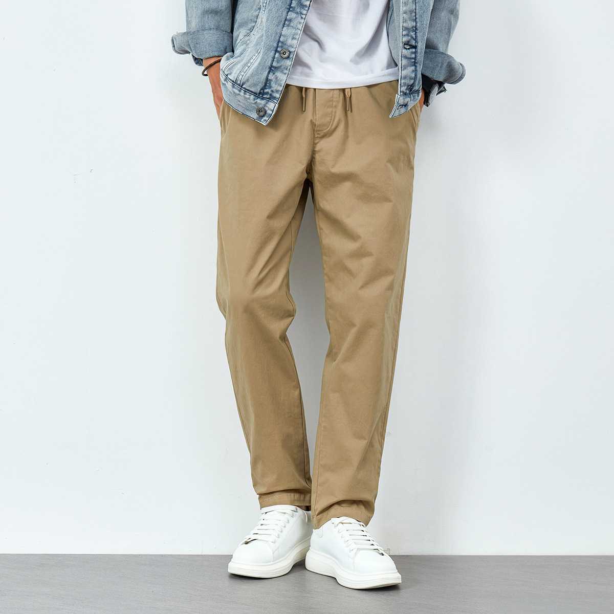 チノパンゆとりのある楽らく美シルエットチノパン
