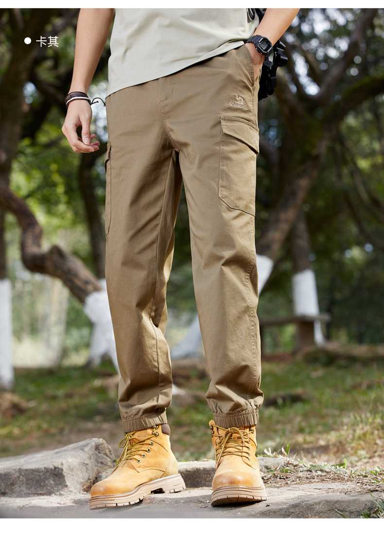 チノパン 快適伸縮アウトドアジョガーパンツ
