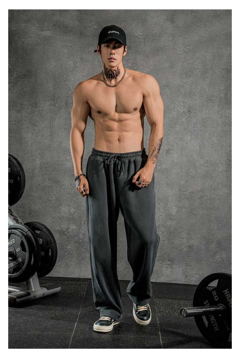 チノパン トレーニング用ワイドパンツ