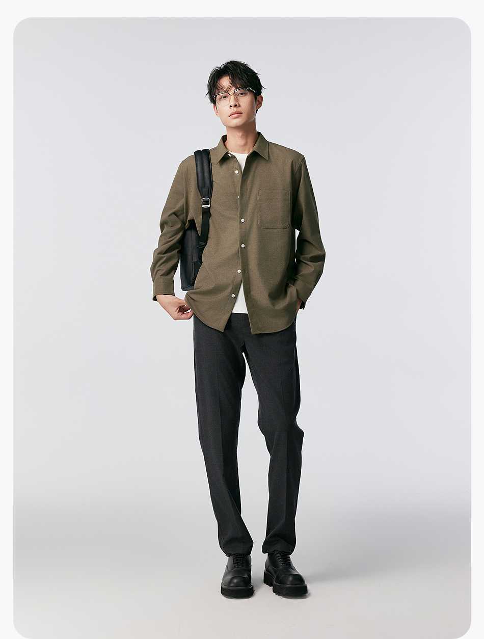 チノパン すっきり美脚 ストレッチドレスパンツ