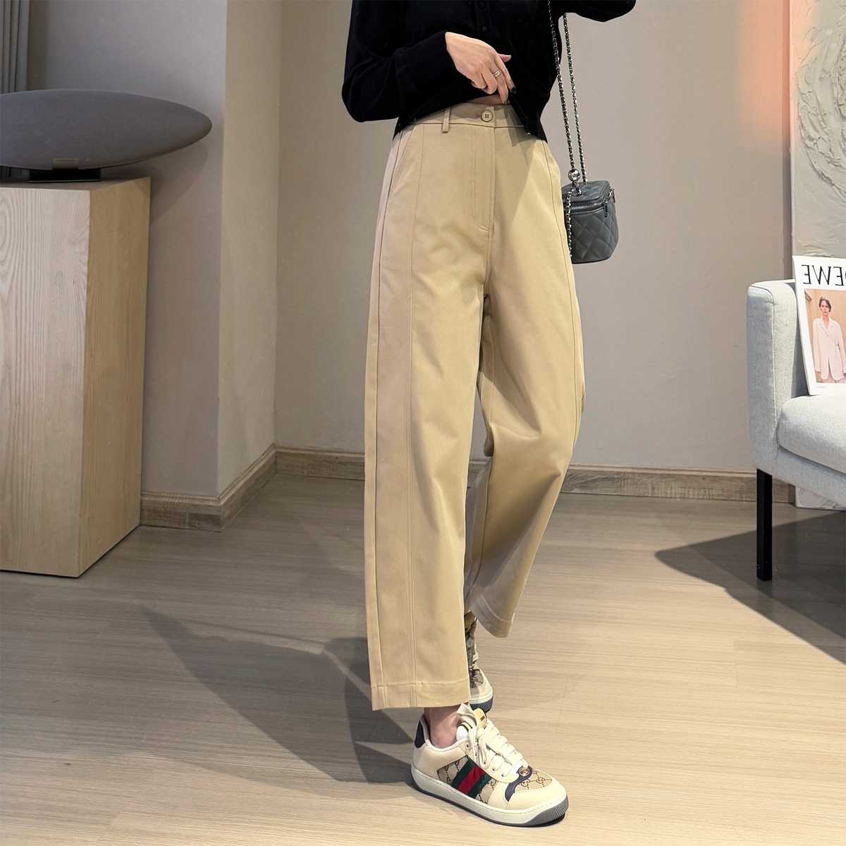 チノパン 洗練シルエット ストレートチノパン