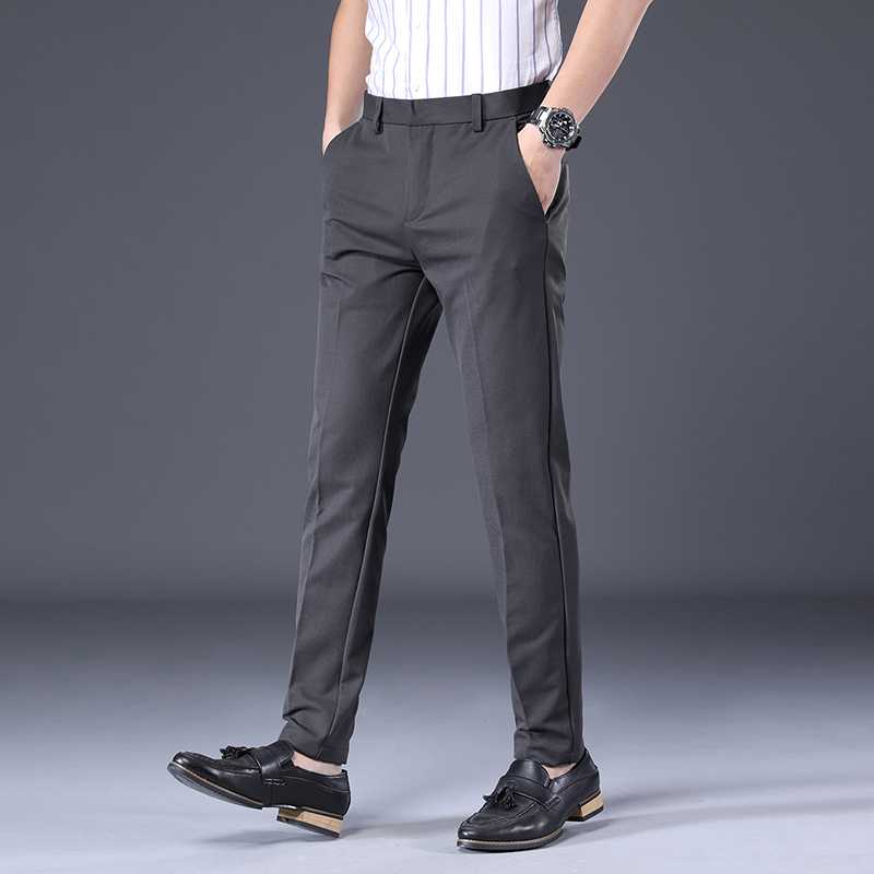 チノパン すっきりシルエット細身チノパン