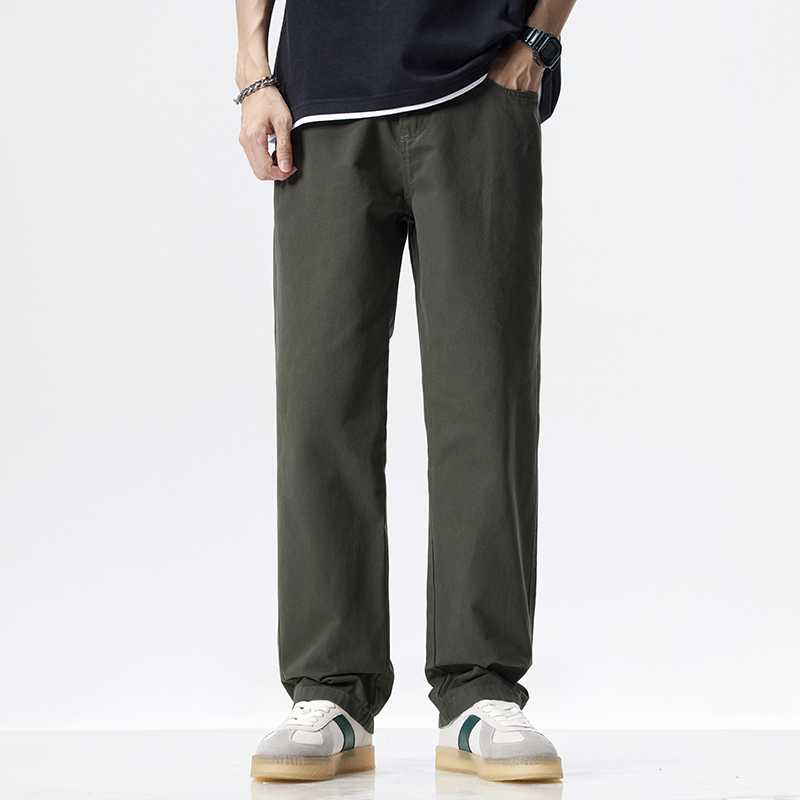 チノパン すっきり美脚ストレートチノパン