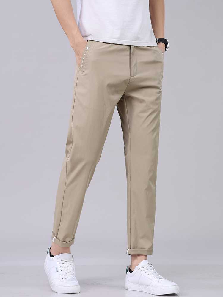 チノパン 快適伸縮まっすぐチノパン