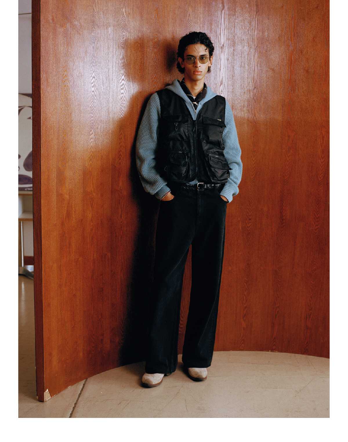 チノパン ゆったりシルエットワイドチノパン