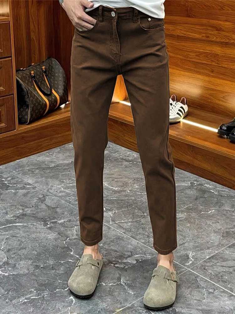 チノパン 細身シルエット上質チノパン