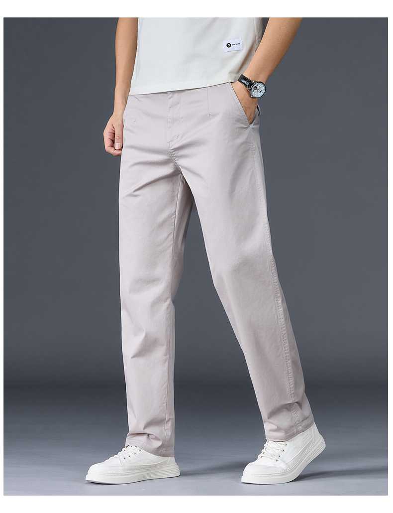 チノパン シンプル美シルエットストレートチノパン