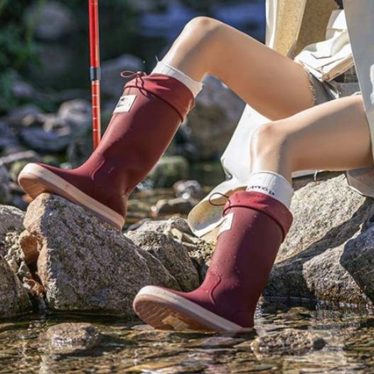 長靴レディース 軽量で歩きやすいロング丈雨靴完全防水長靴