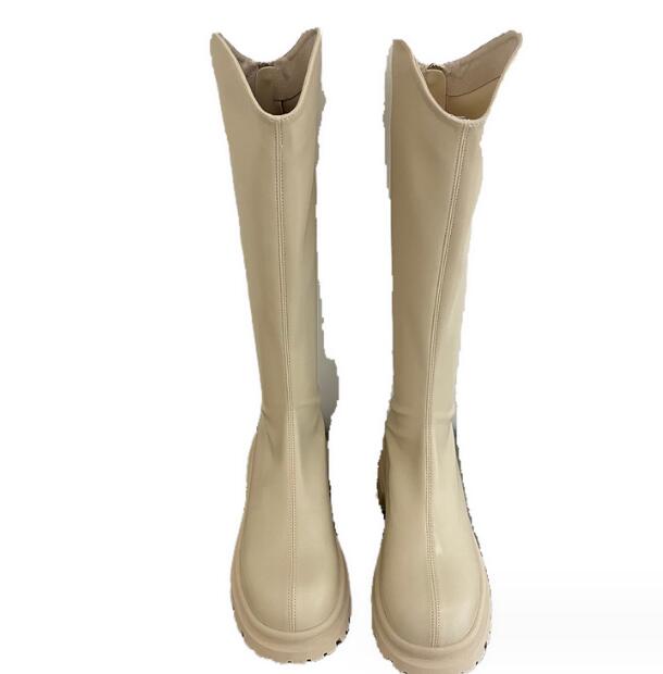 長靴レディース韓国風歩きやすいロング丈