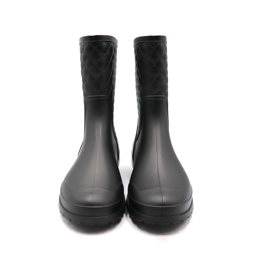 長靴レディース キルティング長靴 女性用 晴雨兼用 滑り止め付き