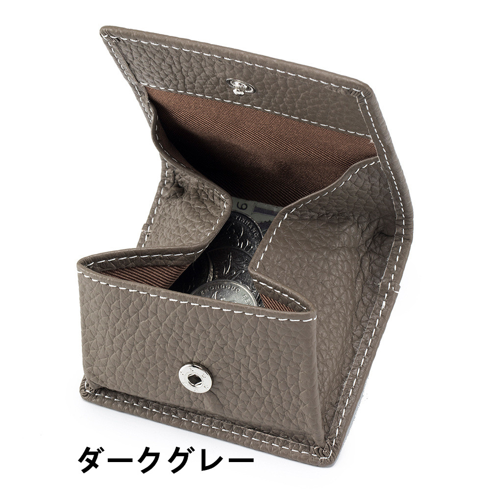 コインケース 本革ボックス型小銭入れ レディース コンパクト財布