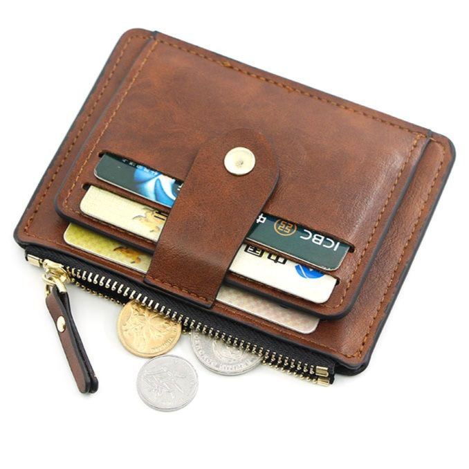 コインケース 多機能カード収納付き薄型コインケース