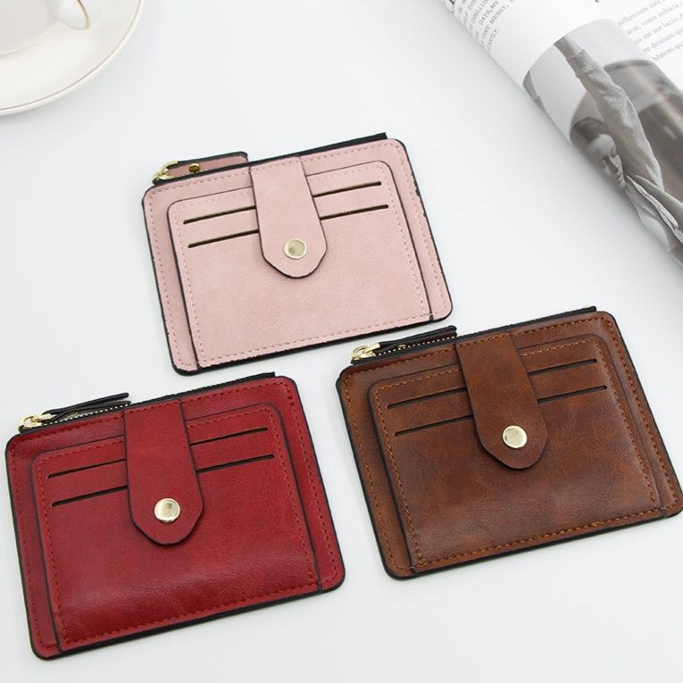 コインケース 多機能カード収納付き薄型コインケース