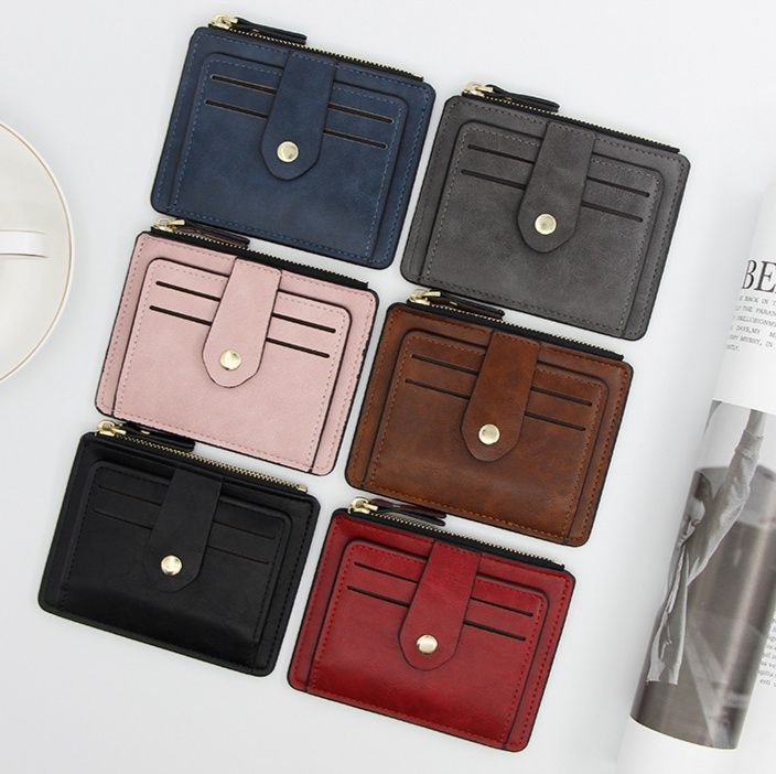 コインケース 多機能カード収納付き薄型コインケース