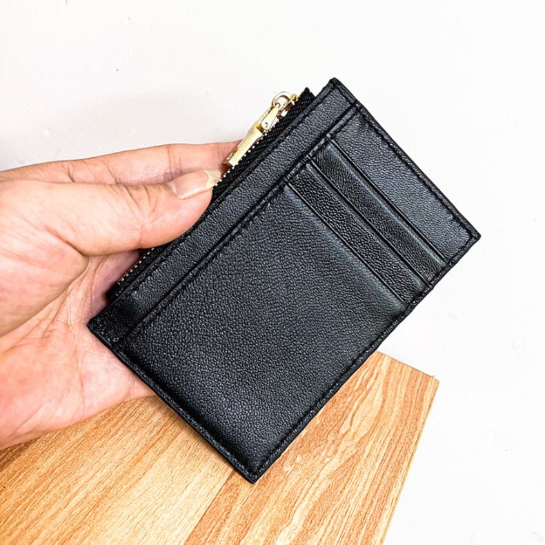 コインケース 編み込みデザイン本革カード収納付きコインケース