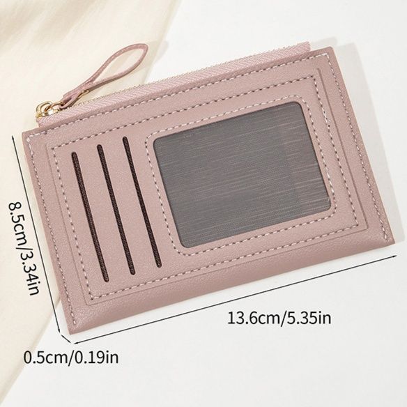 コインケース 透明窓付き多機能カード収納コインケース