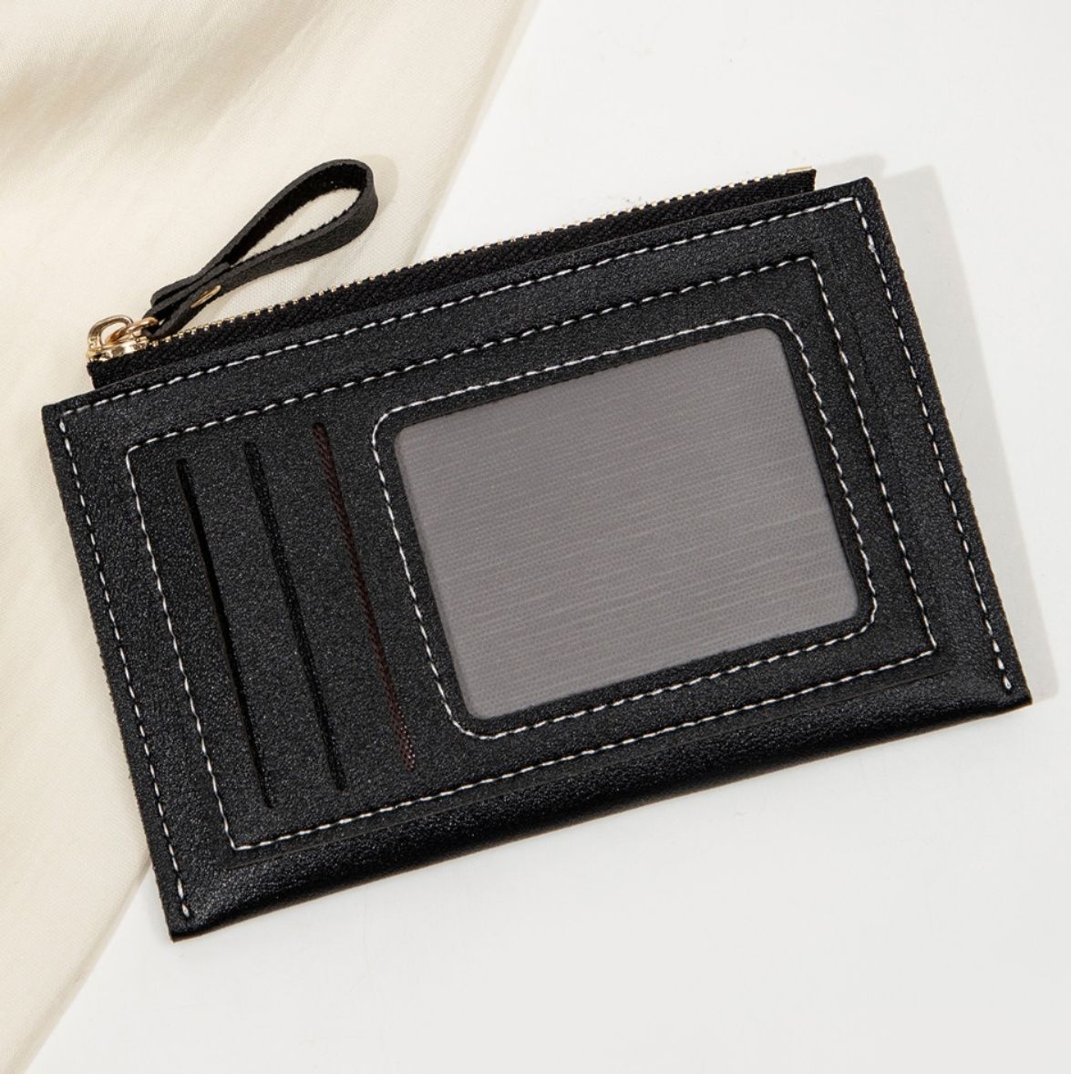 コインケース 透明窓付き多機能カード収納コインケース