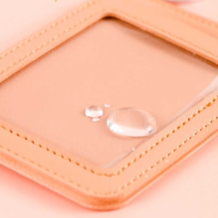 コインケース 環境配慮素材のジッパー式カード入れ付きパスケース