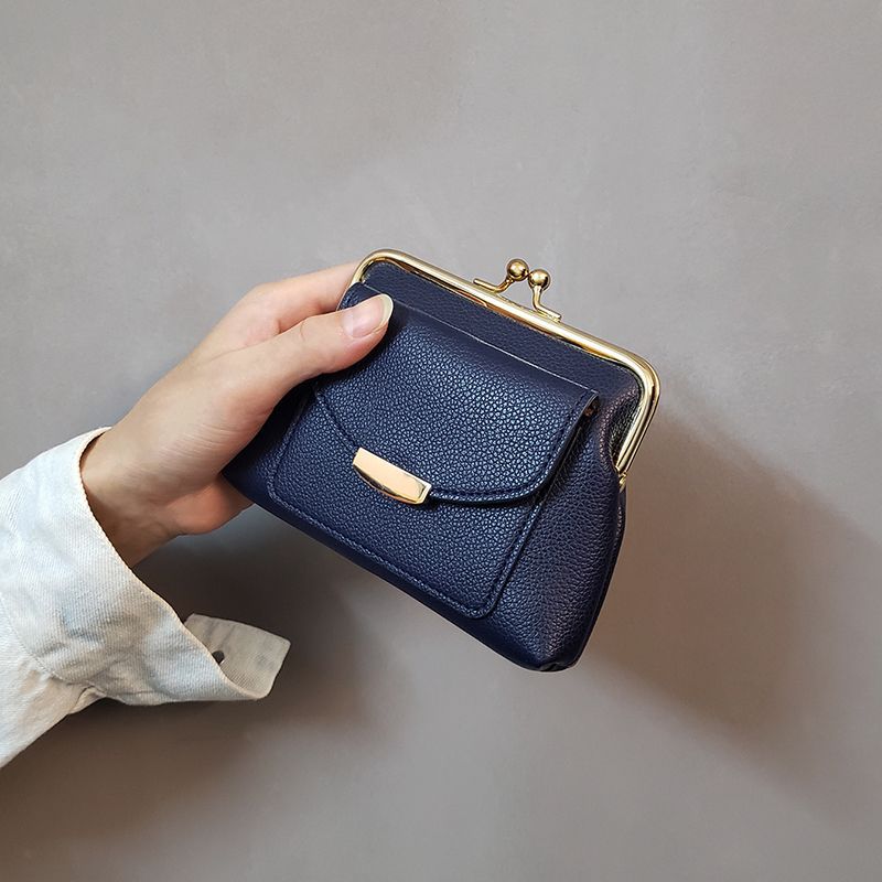 レディース がま口財布 コインケース カードポケット付き 上品小型バッグ