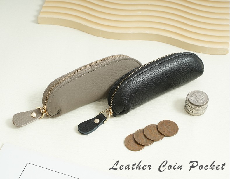 レディース本革小銭入れ コンパクトコインケース