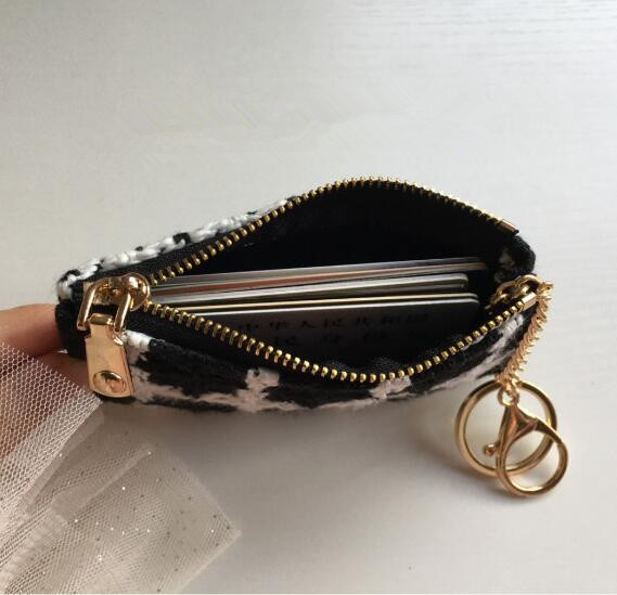 レディース 小銭入れ カード収納 可愛い モノトーン コインケース