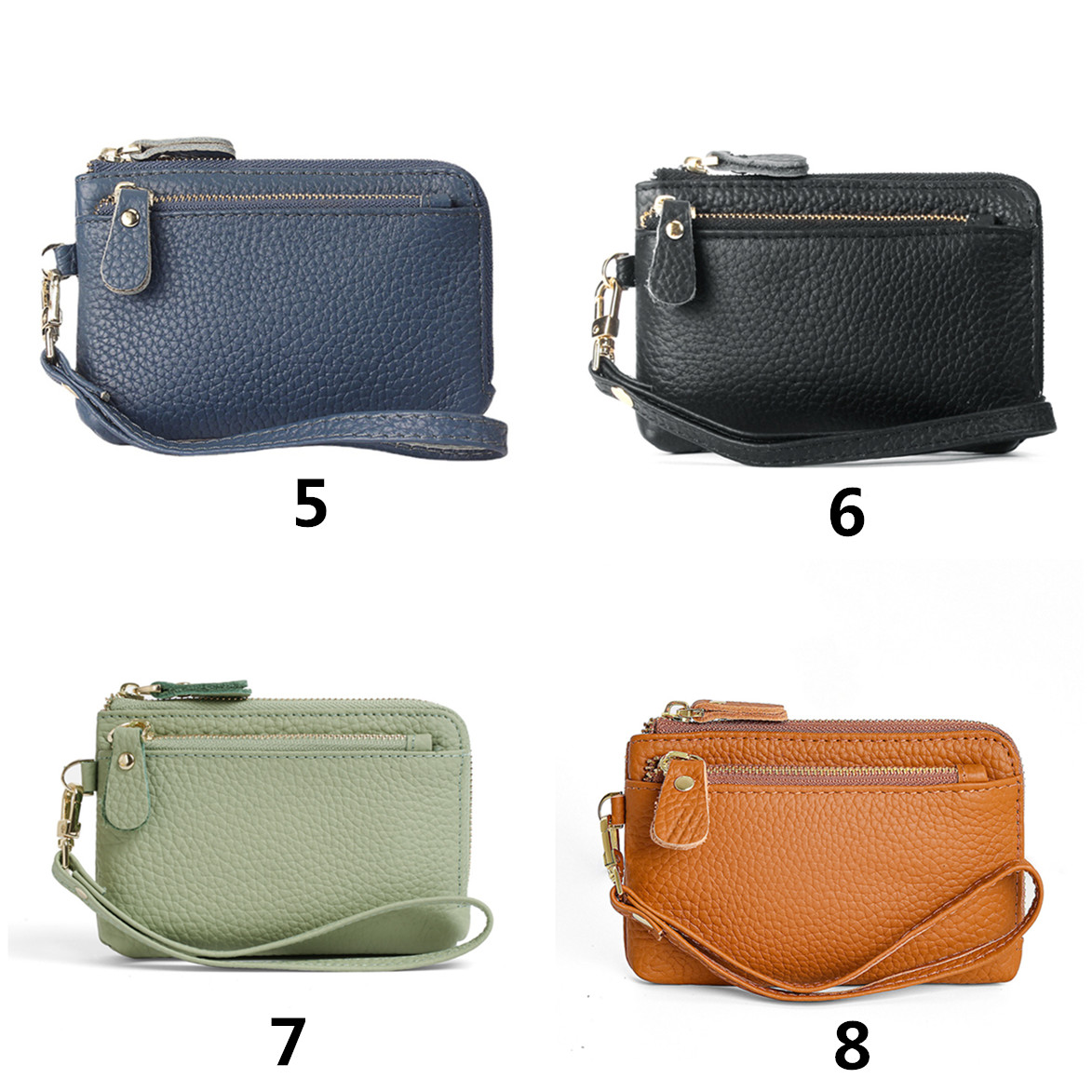 レディース本革コインケース多機能パスケース小銭入れ