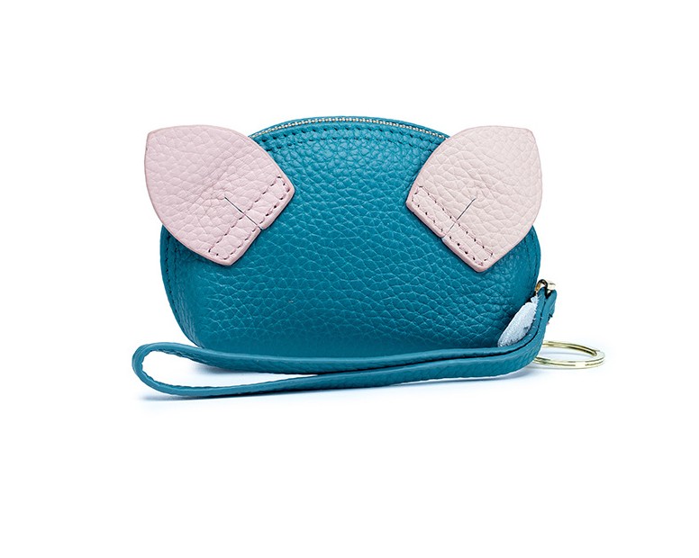 レディース本革豚型コインケース小銭入れキーケース