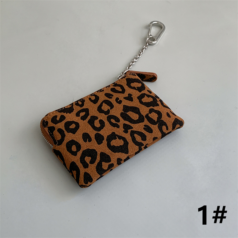コインケース 豹柄小銭入れ鍵付きレディース財布上品