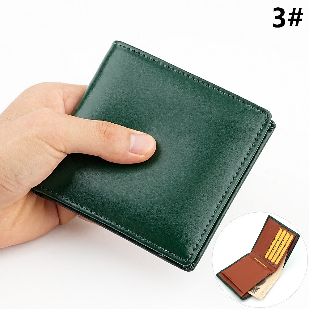 本革二つ折り財布 レディース コインケース付き