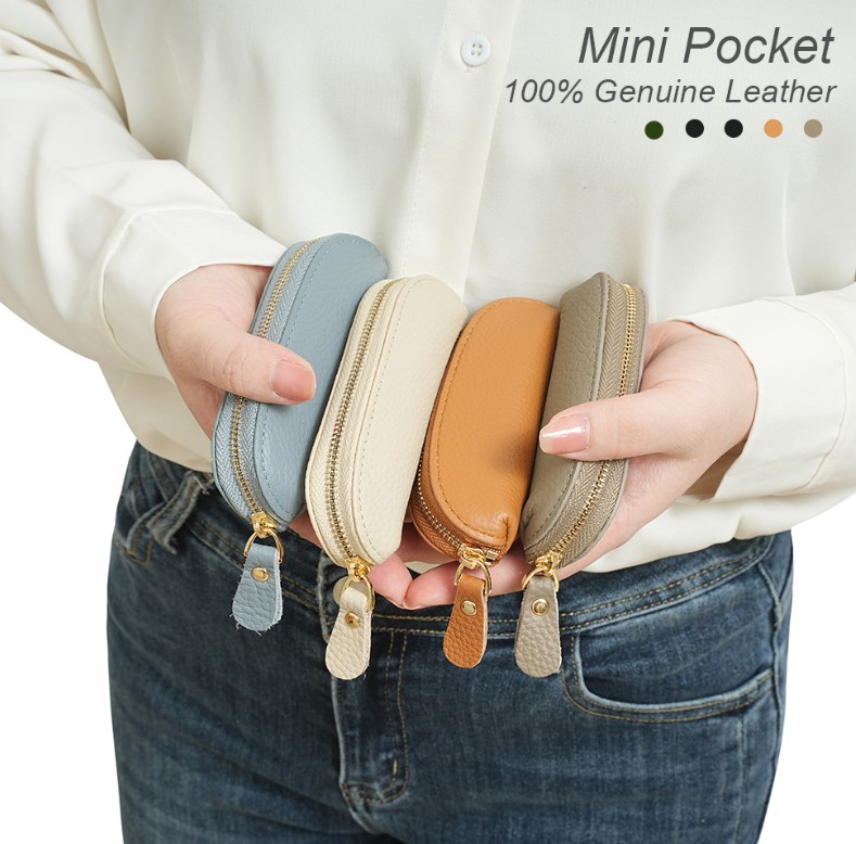 レディース本革小銭入れ コンパクトコインケース