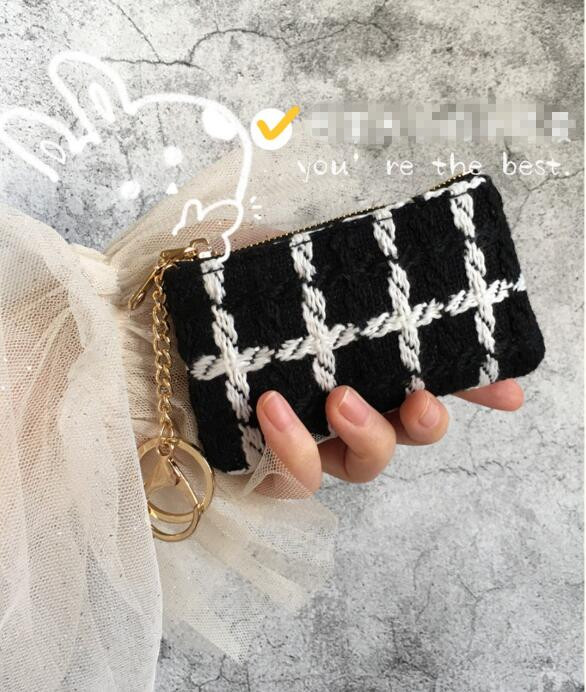 レディース 小銭入れ カード収納 可愛い モノトーン コインケース