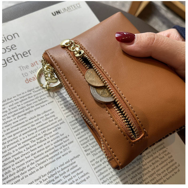 千鳥格子コインケース レディース 上品小銭入れ 多機能財布