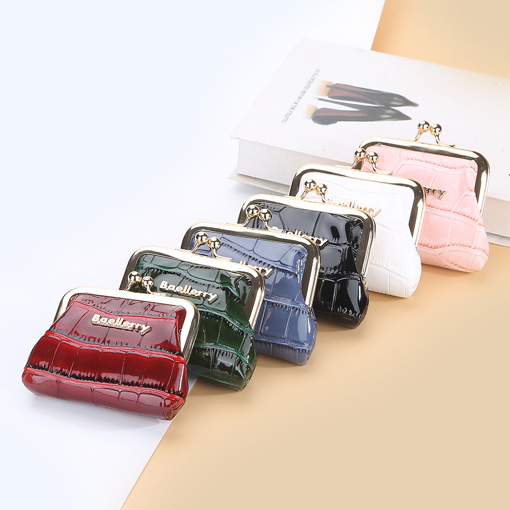 コインケース レディース がま口財布 小銭入れ 可愛い型押し小物入れ