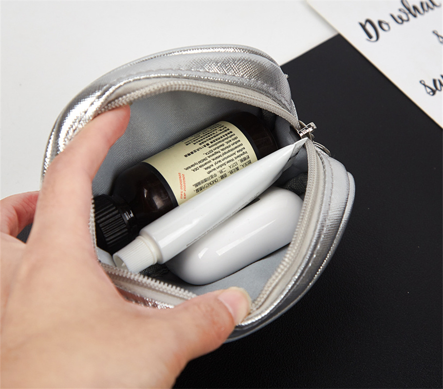 コインケース レディース シルバー財布機能付きミニバッグ 多機能小銭入れ