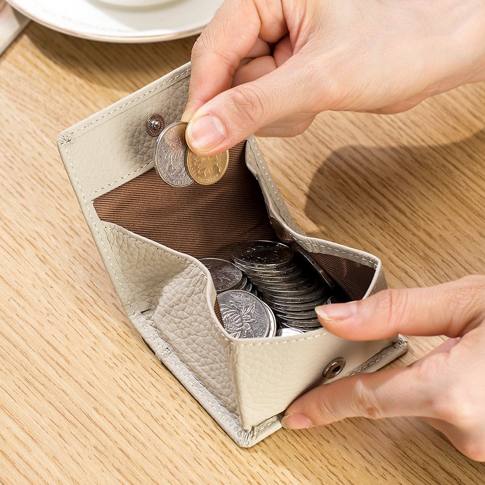 レディース牛本革コインケース全11色多機能財布