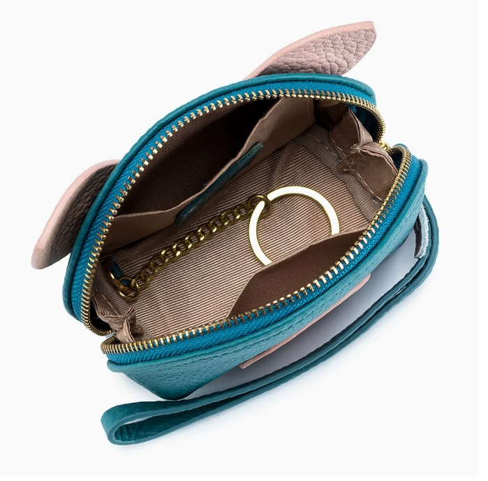 レディース本革豚型コインケース小銭入れキーケース