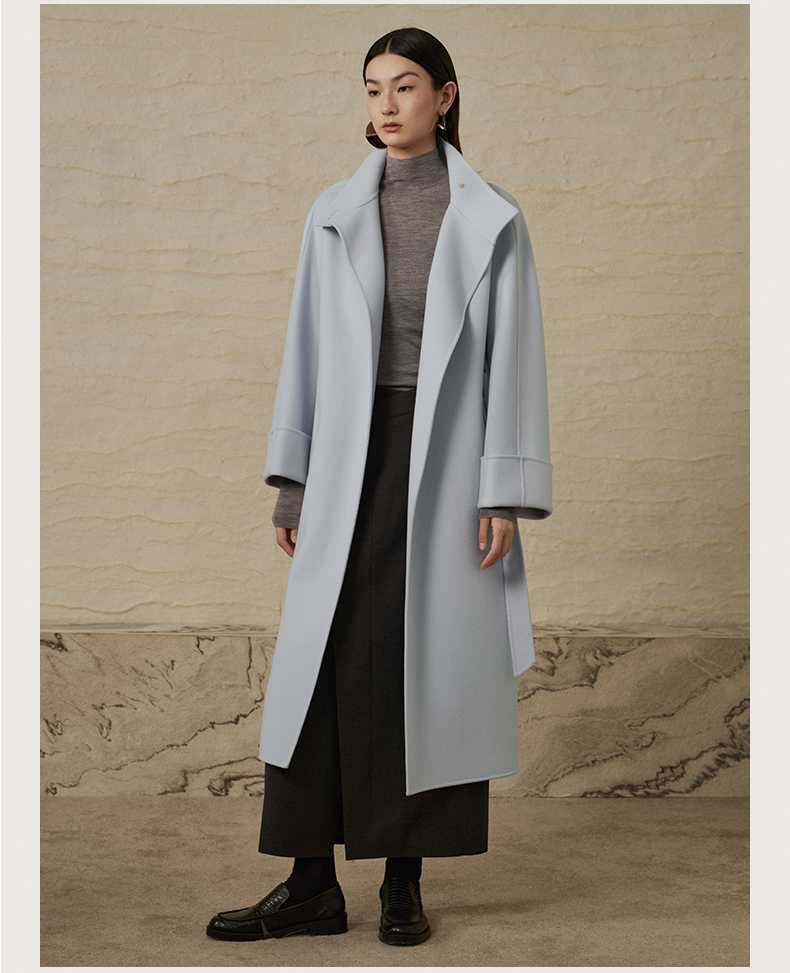 ノーカラージャケット アシンメトリーノーカラーとろみコート