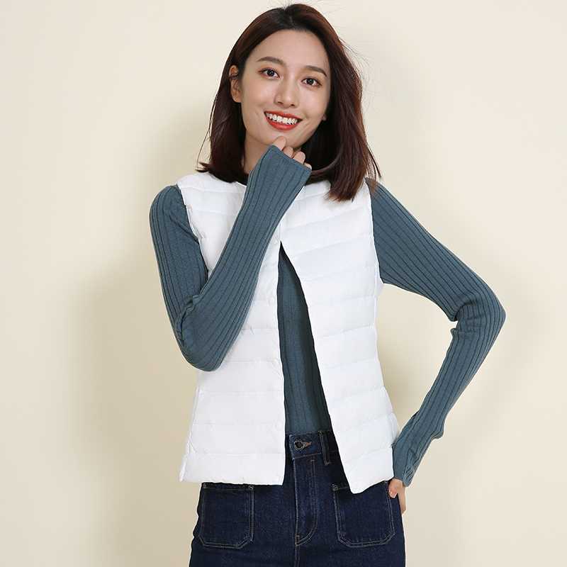 ノーカラージャケット 軽量ノーカラーぷっくりベスト