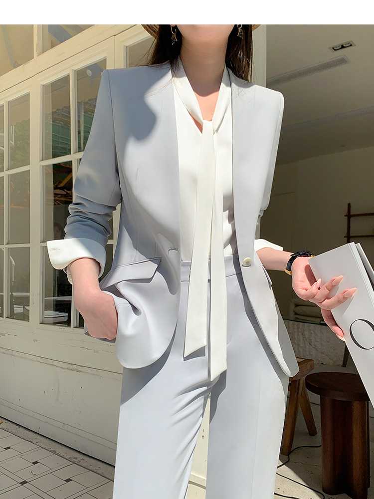 ノーカラージャケット ノーカラージャケット エレガントフォーマル リネンジャケット