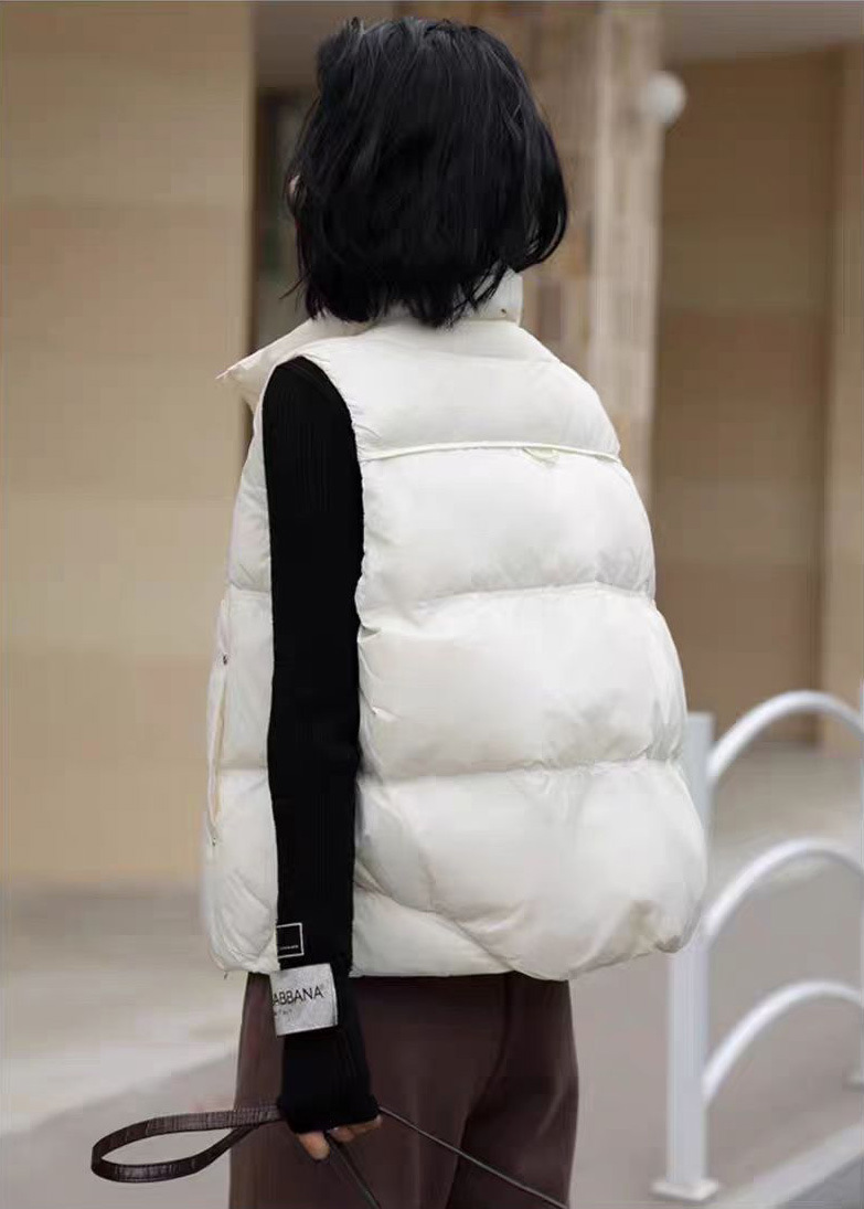 ノーカラージャケット 軽量中綿ノーカラーベスト