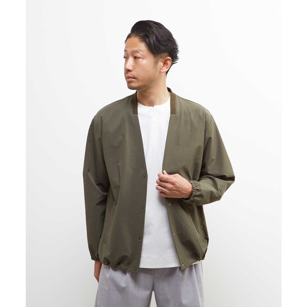 ノーカラージャケット 和みリネンノーカラージャケット