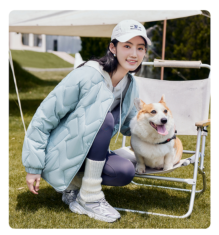 ノーカラージャケット ふわり軽やかノーカラーキルティング