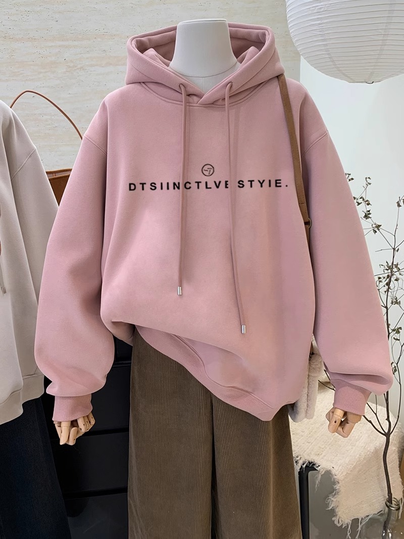 レディースパーカー シンプルロゴパーカー