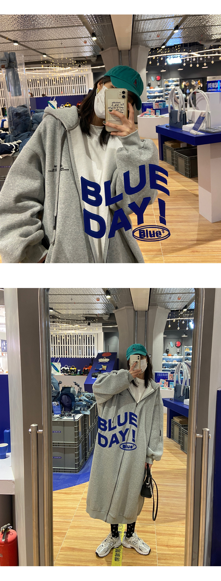 レディースパーカー ゆったりオーバーサイズパーカーワンピース