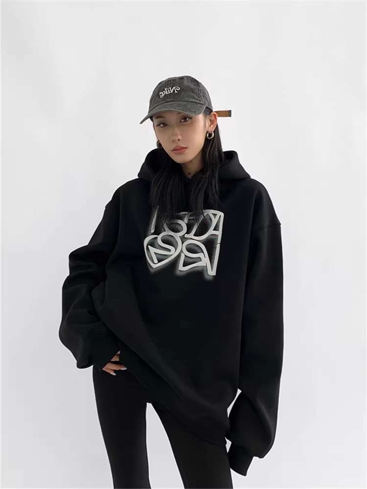 モダンアートレディースパーカー